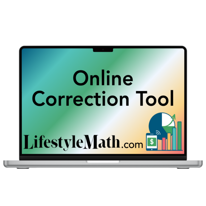 Online Correction Tool
